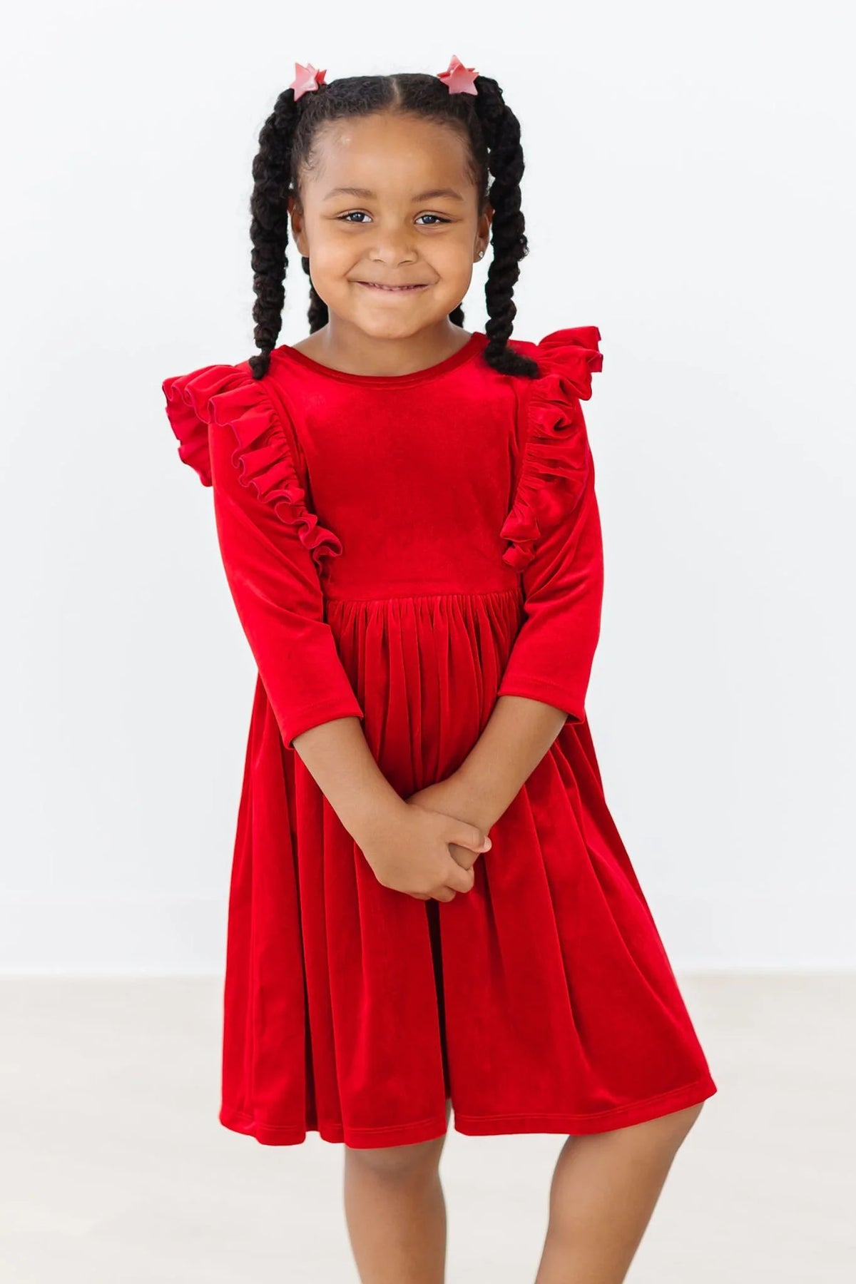 Christmas Red Velvet Dress