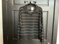 Modal Scuba Stripe Polo Sweatshirt