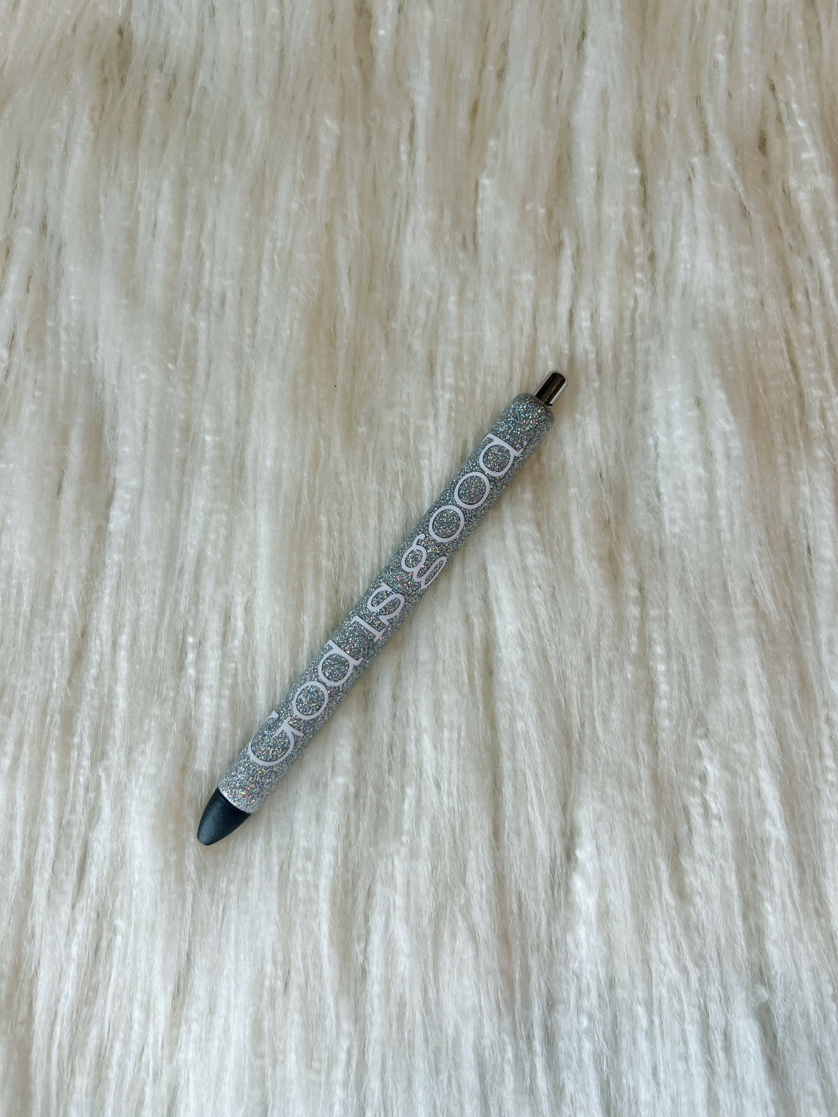 Silver God Is Good Pen