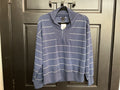 Modal Scuba Stripe V-Neck Jacket