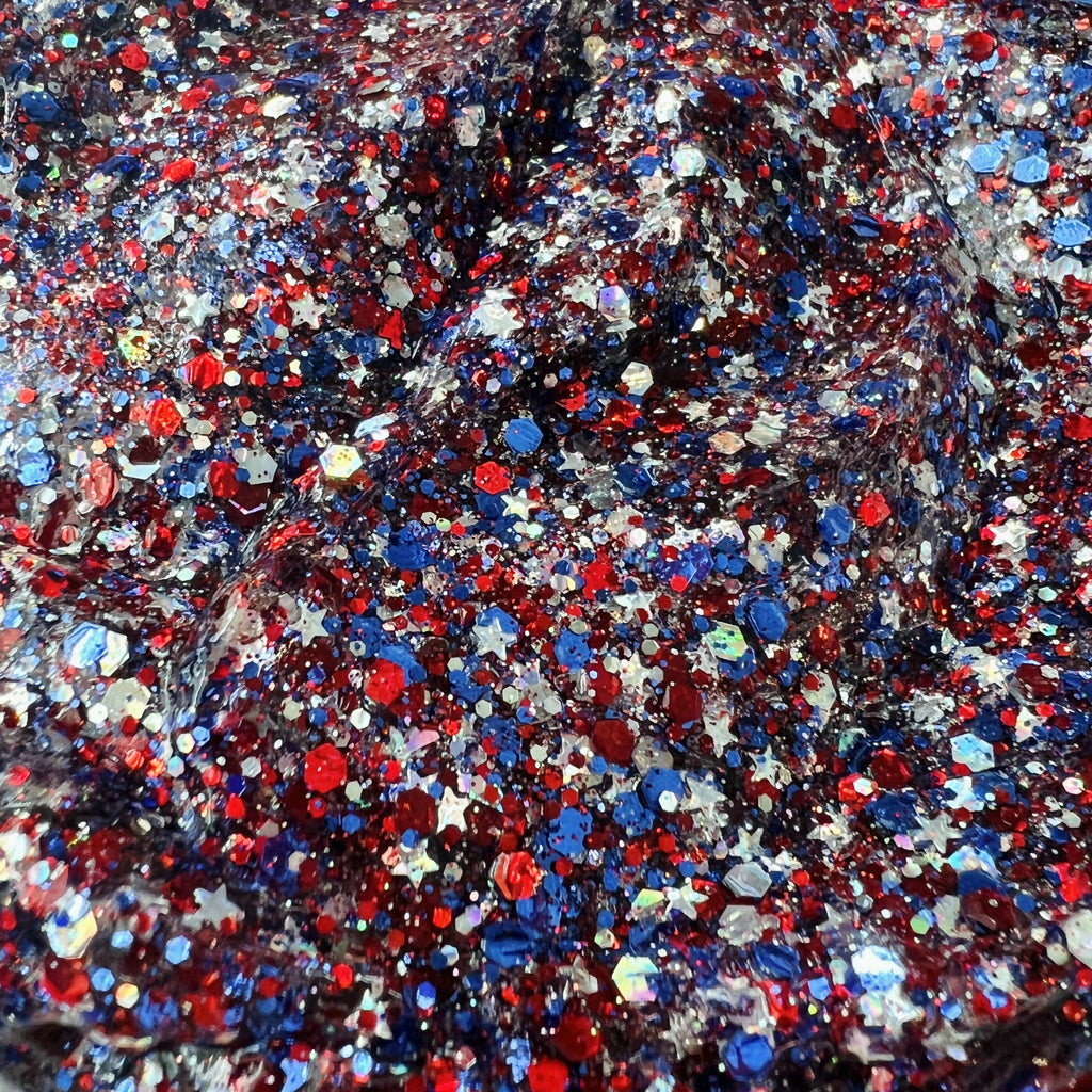 Patriotic Glitter Hair Gel