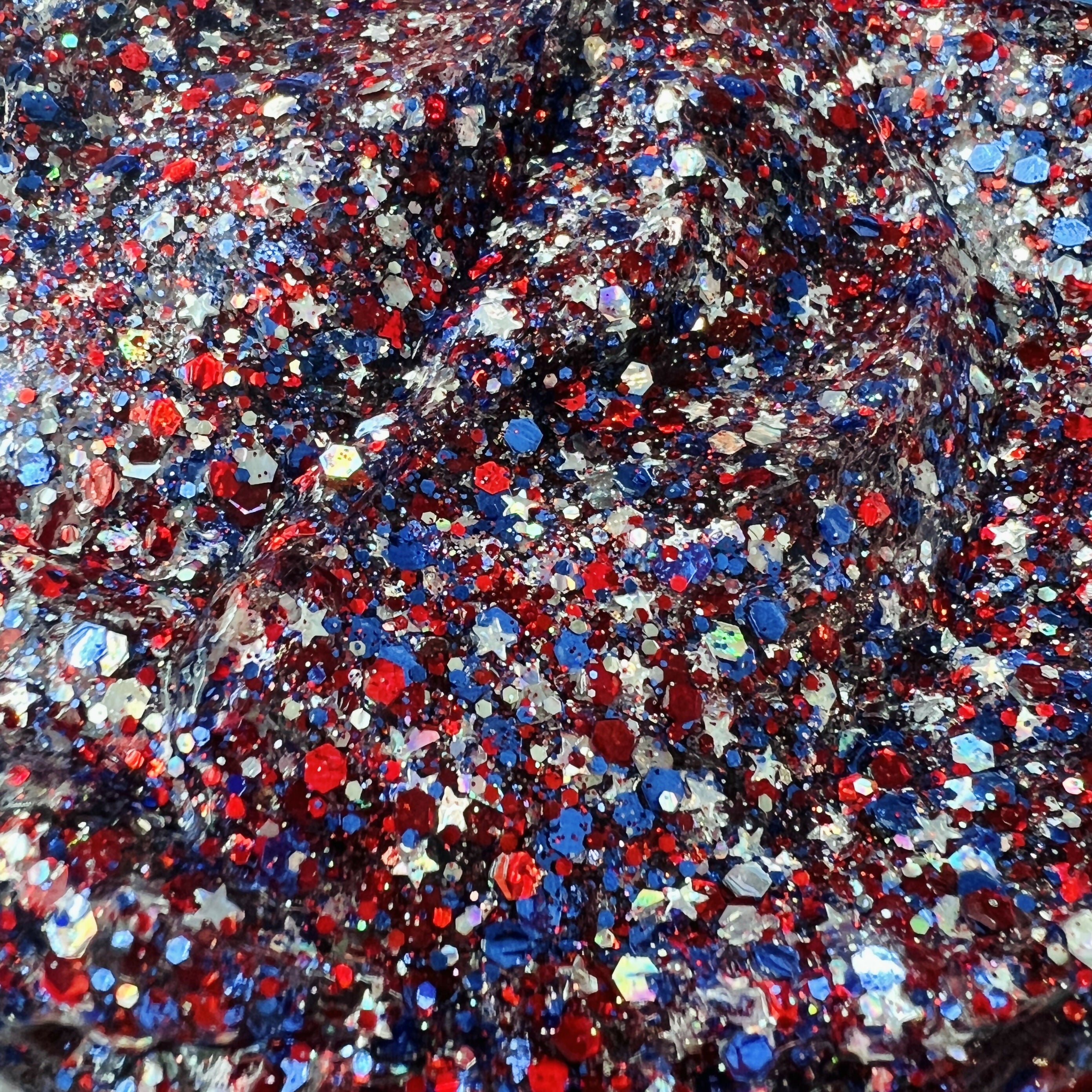 Patriotic Glitter Hair Gel