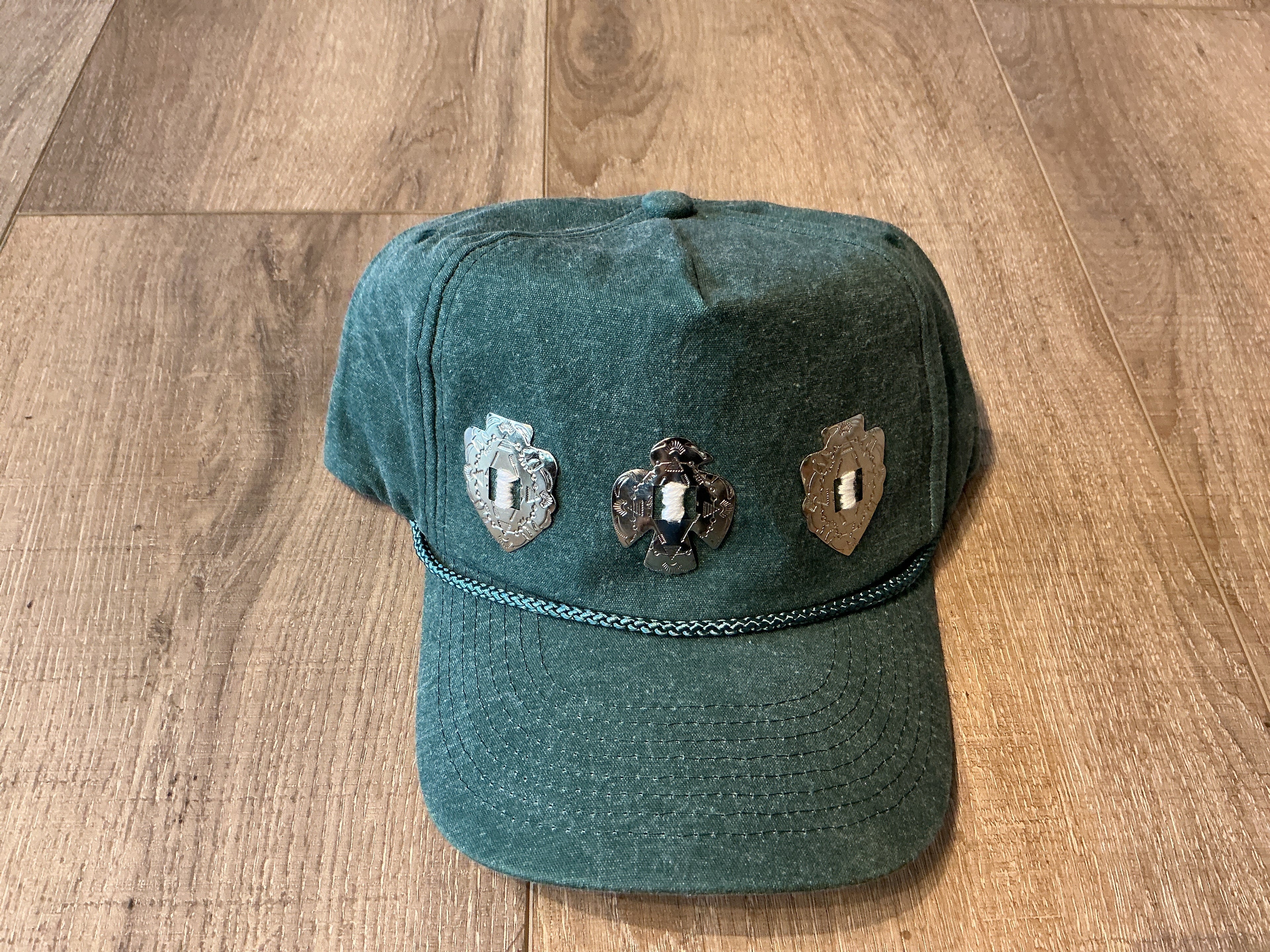 Freebird concho hat- Seafoam green