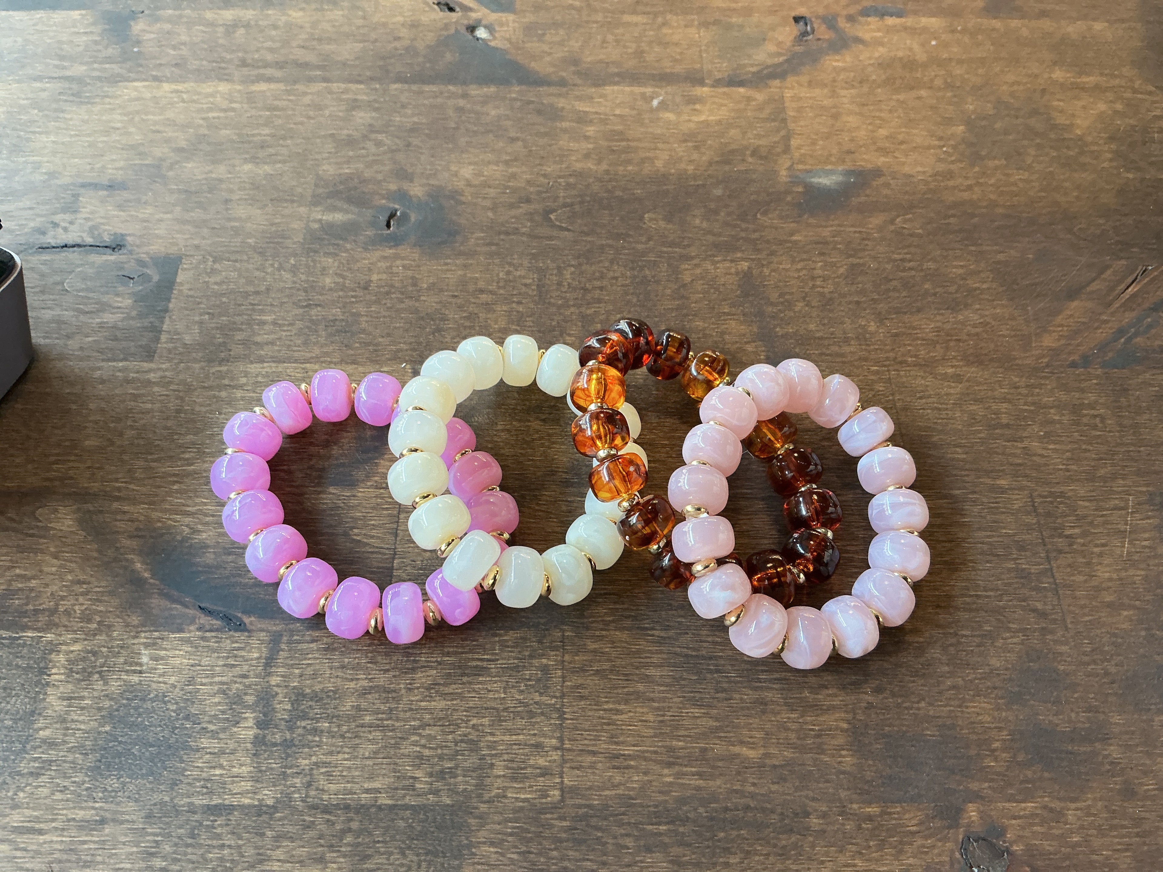 colorful beaded bracelets