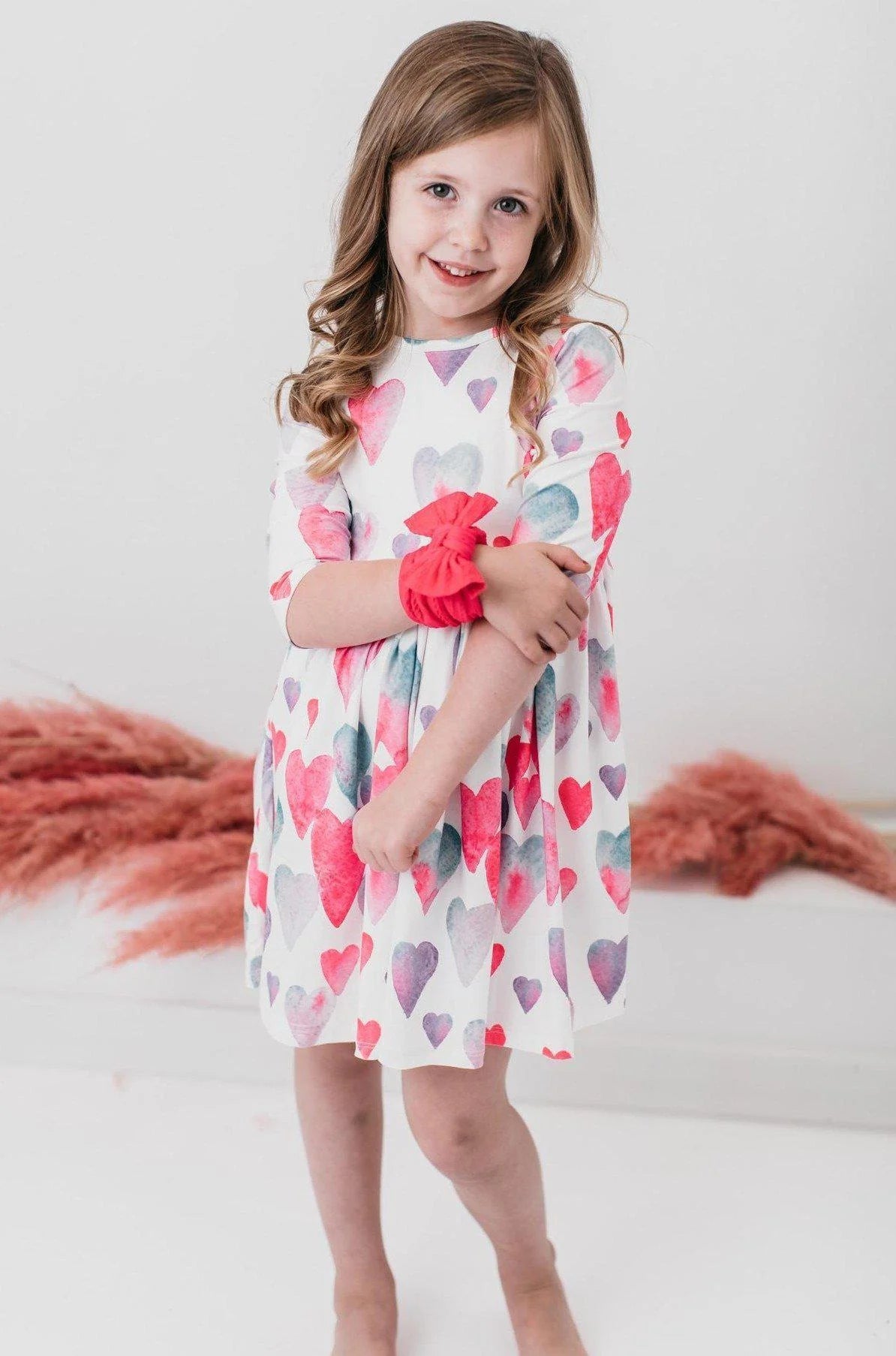 Light Hearted 3/4 Sleeve Dress