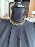 Small Gold Interlocking Chain Necklace