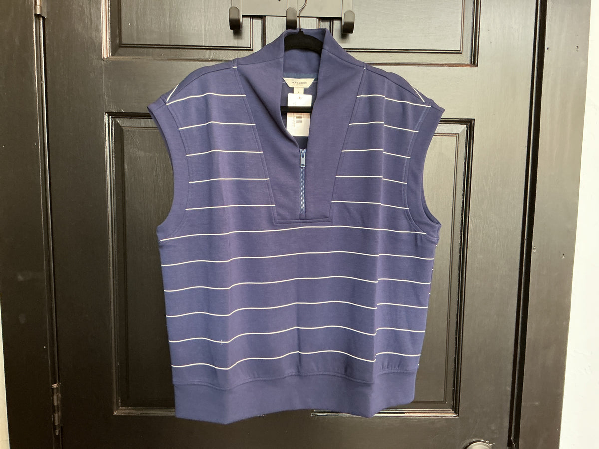 Modal Scuba Luxe Quarter Zip Sleeveless Top