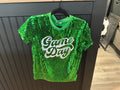 Green Sparkle Gameday Top