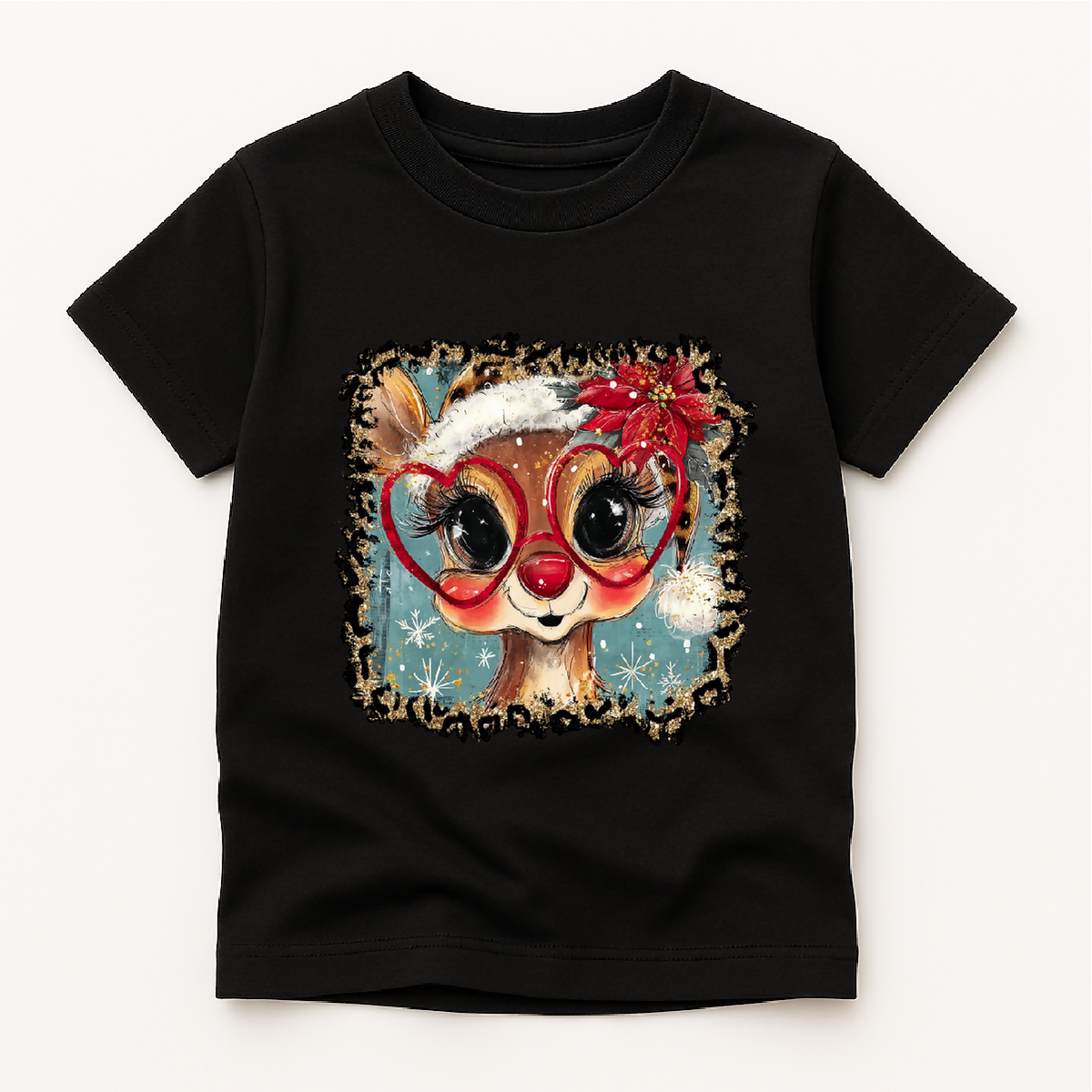 Holiday reindeer tee