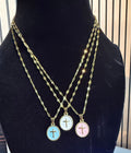 Cross Oval Necklace