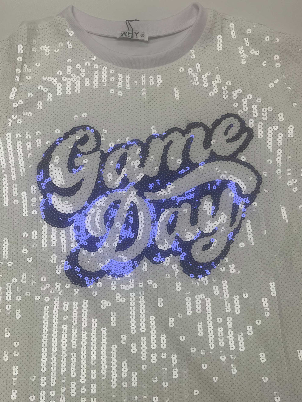 Game Day Short Sleeve Sequin Top Asst. Colors