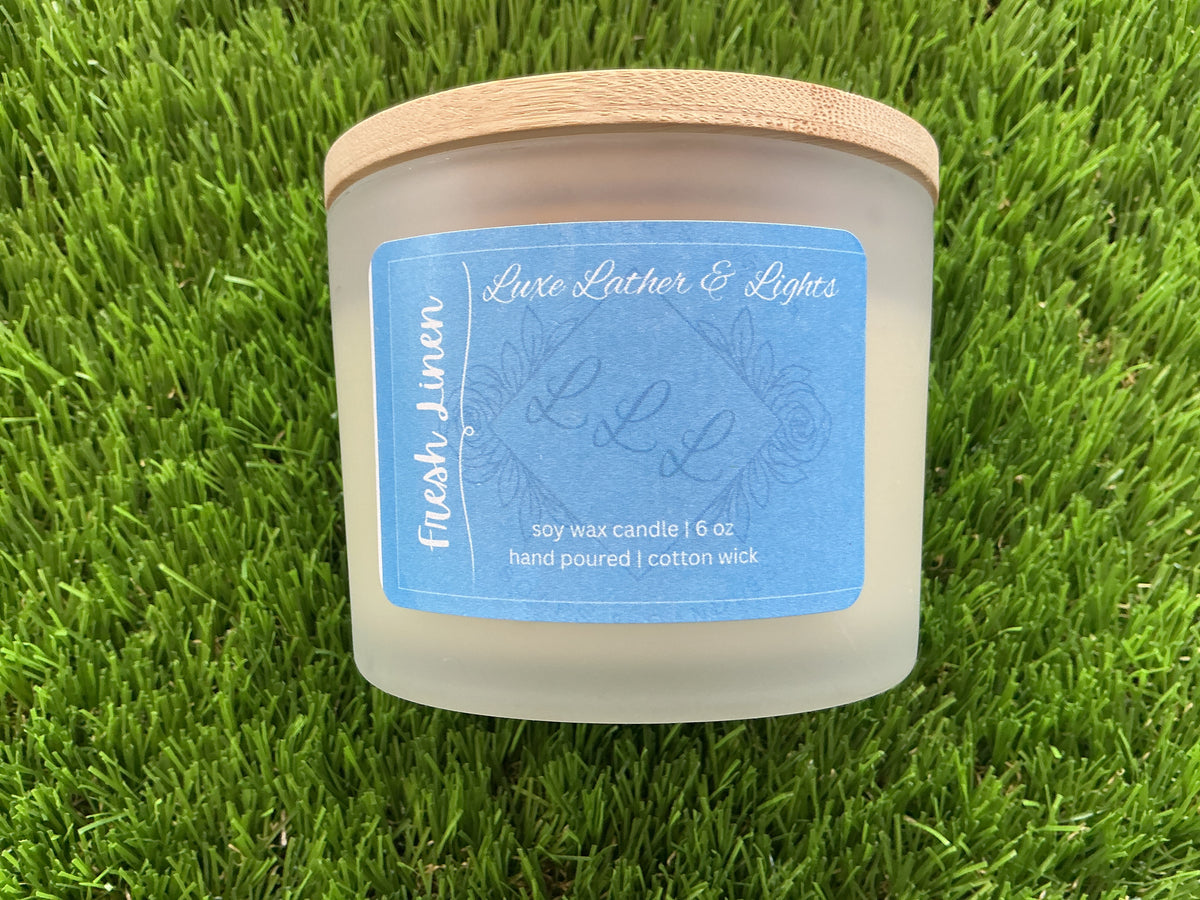 Fresh Linen Lg Candle