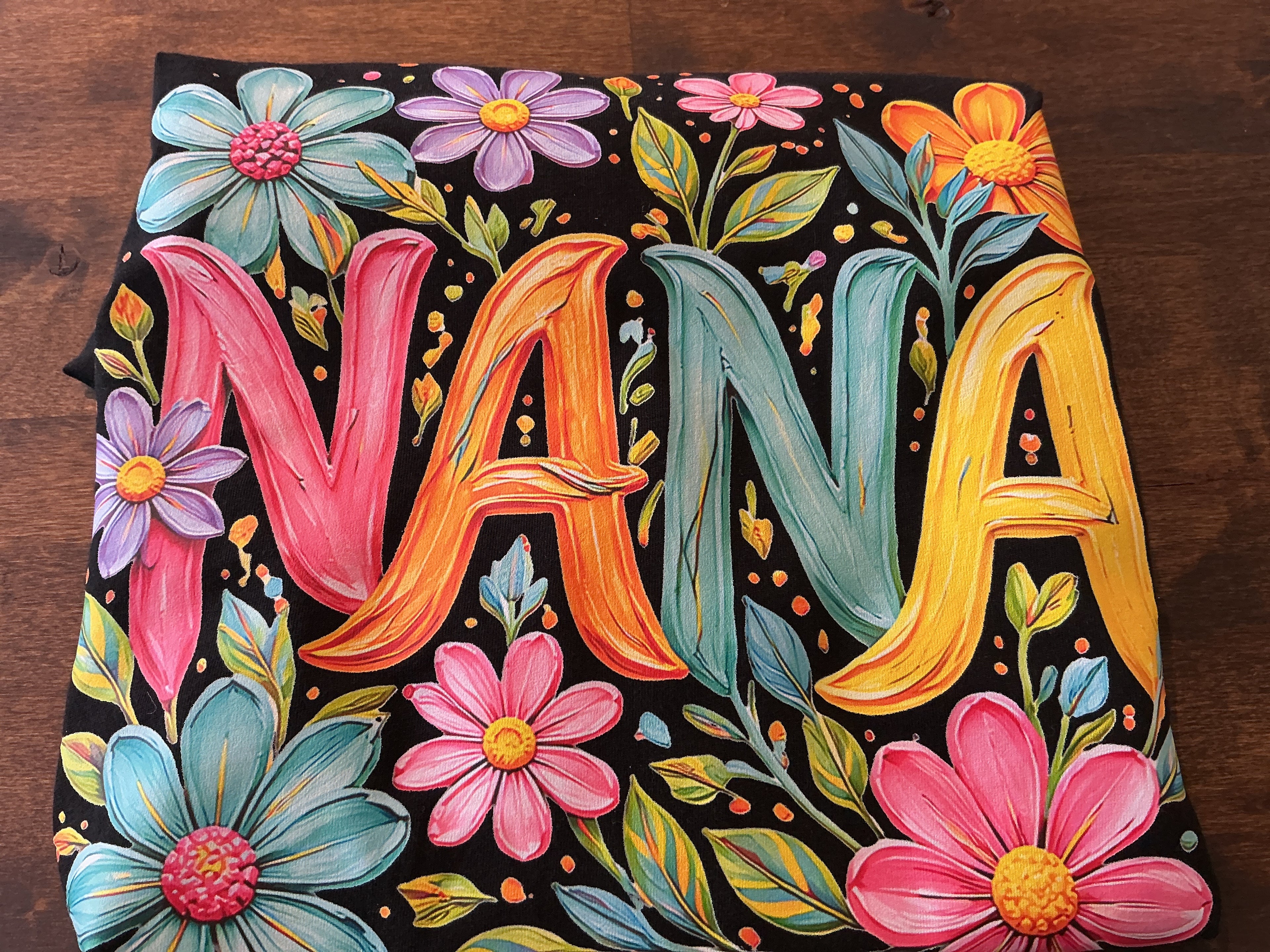 Nana screen print tee
