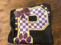 Panther checkered bow tee