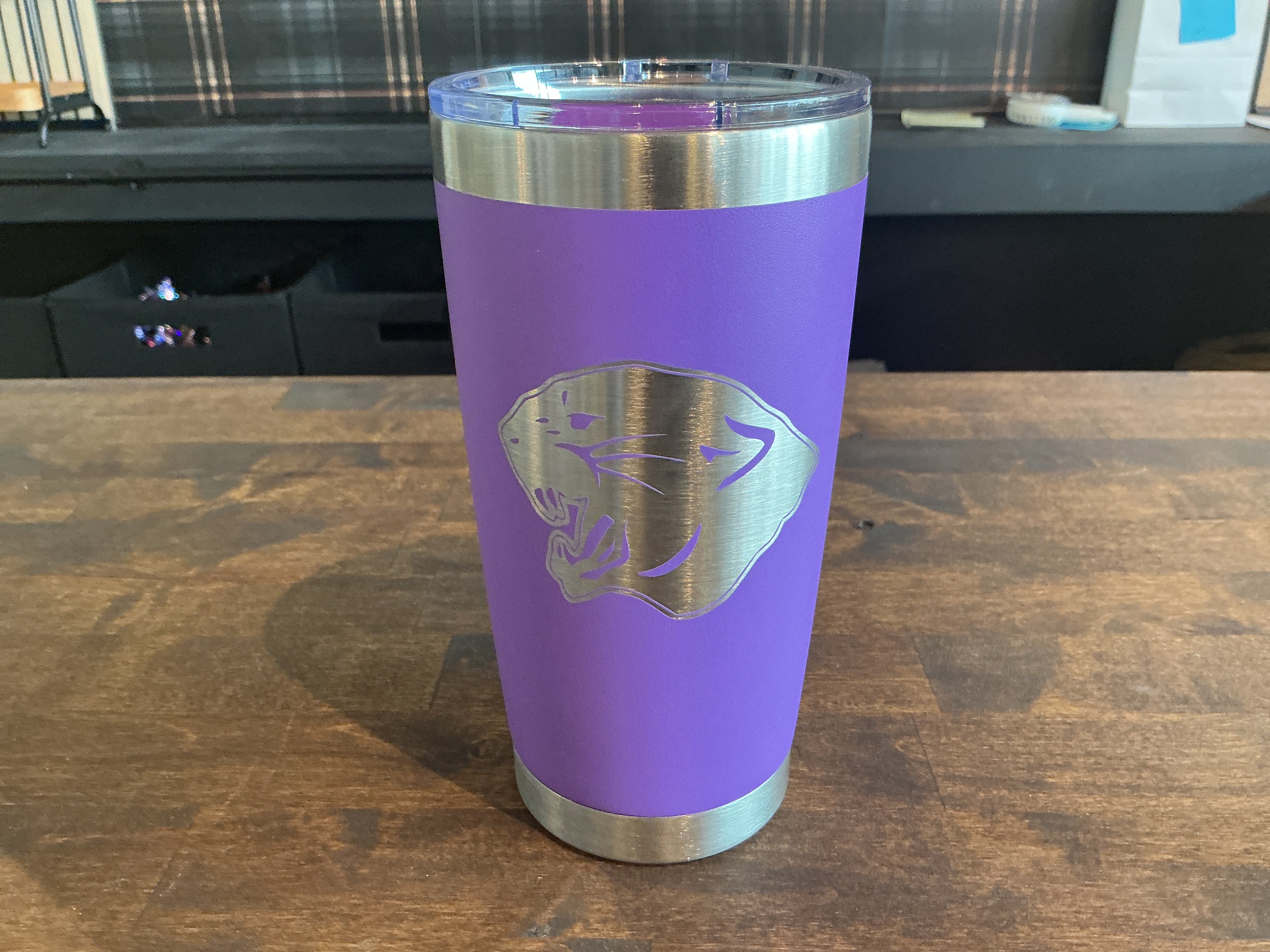 20 oz Panther Head Tumbler