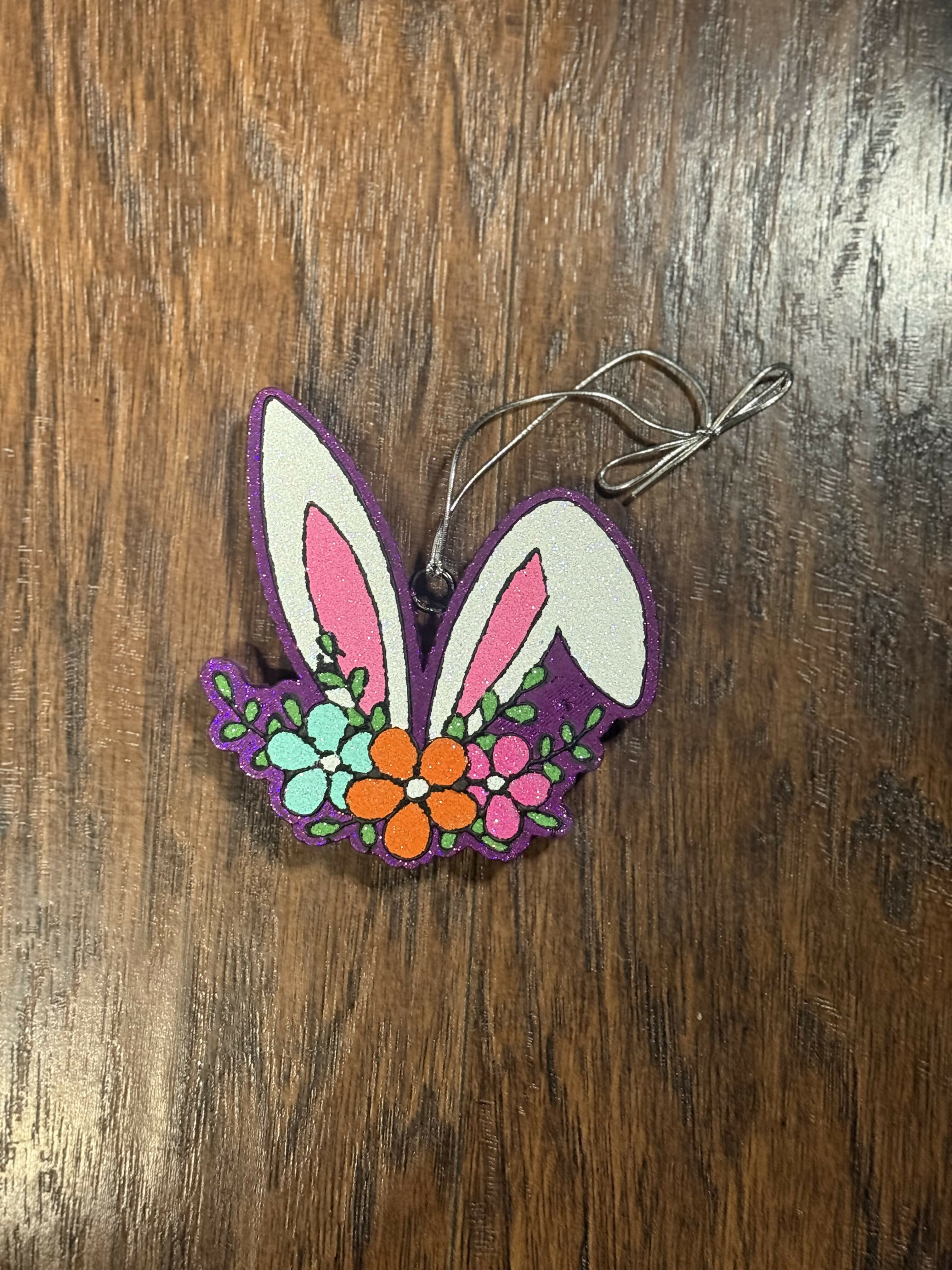 Freshie- Floral Bunny Ears
