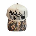 He’s hunting