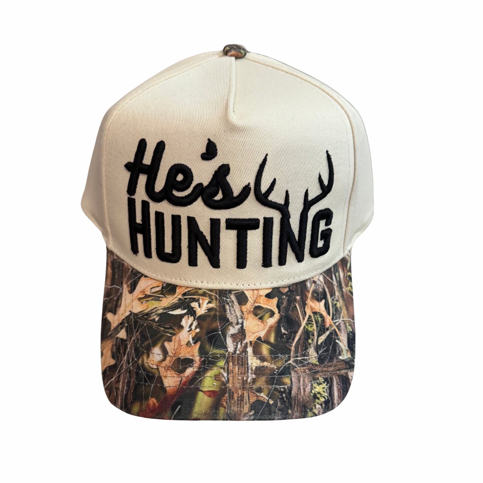 He’s hunting