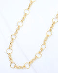 Caroline Hill Gold Circle Chain Necklace