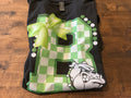 Bulldog checkered bow tee