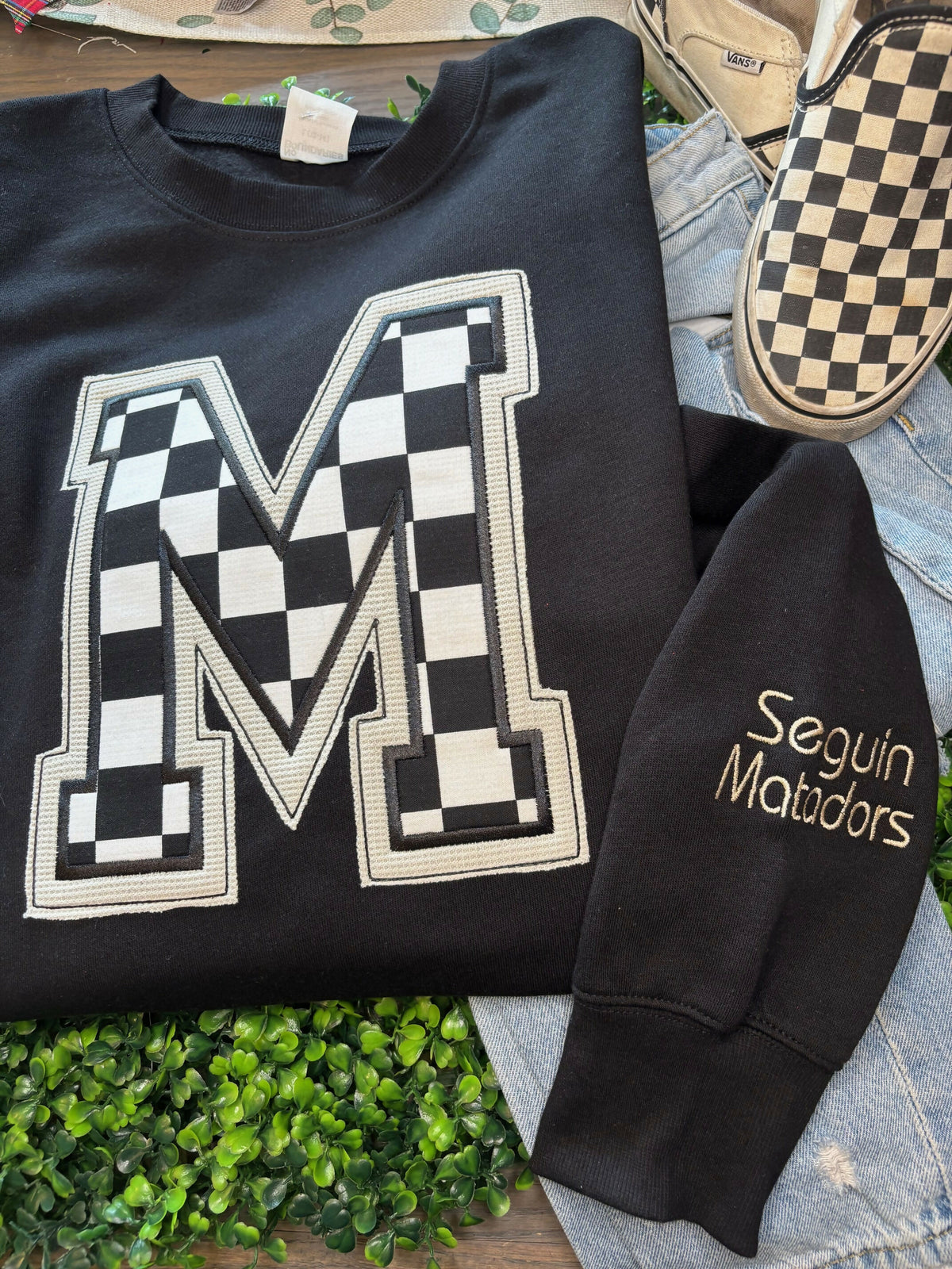 Plaid Matador sweatshirt