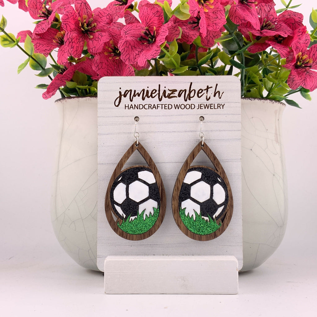 Soccer Earrings