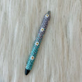 Blue & Purple Daisy Rhinestone Pen