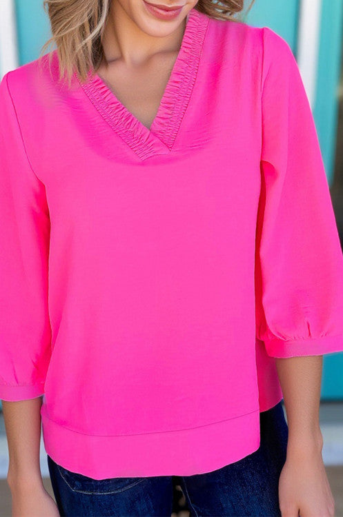 Flowy Shirts- pink, mint, turquoise