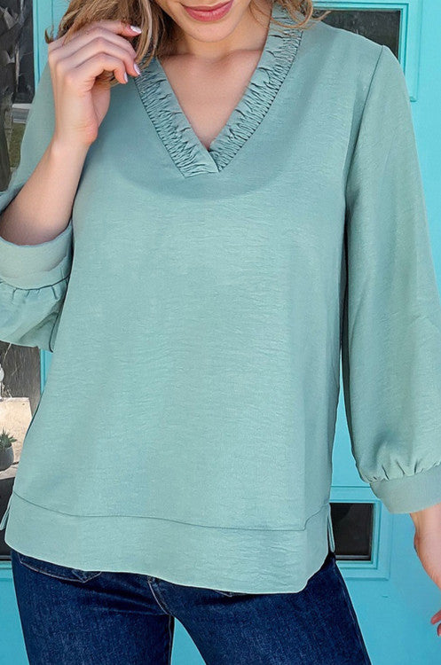 Flowy Shirts- pink, mint, turquoise