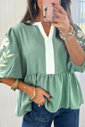 Sea Green Tunic Top
