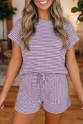 Pink and Purple Stripe Sets