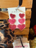 Heart dangle Earrings