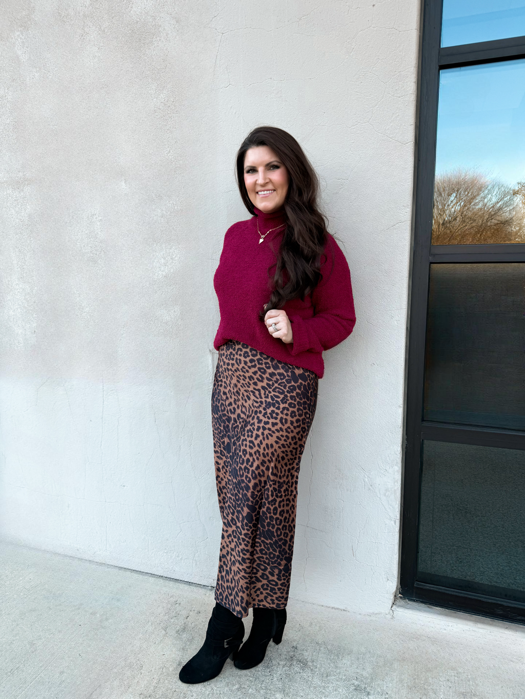 Burgundy Cashmere Sweater