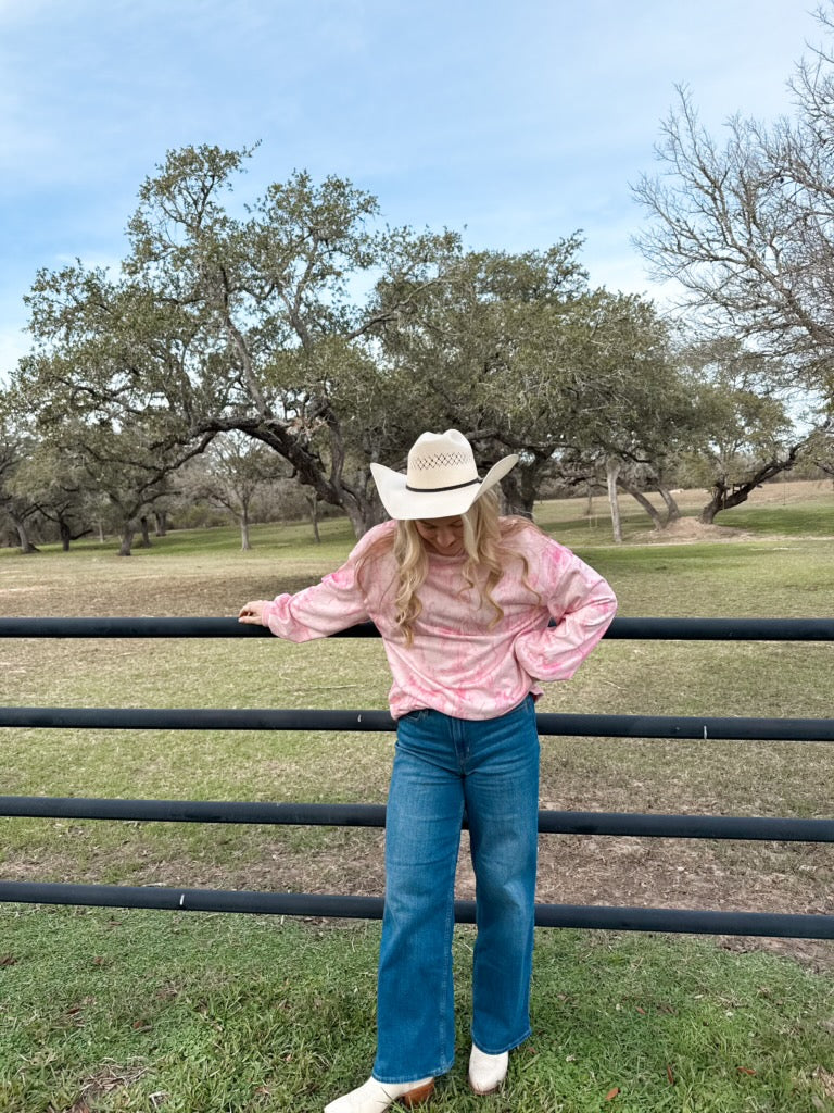 Pink Camo Sweatshirt
