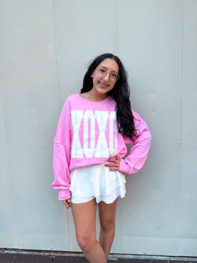 XOXO Pink Sweater
