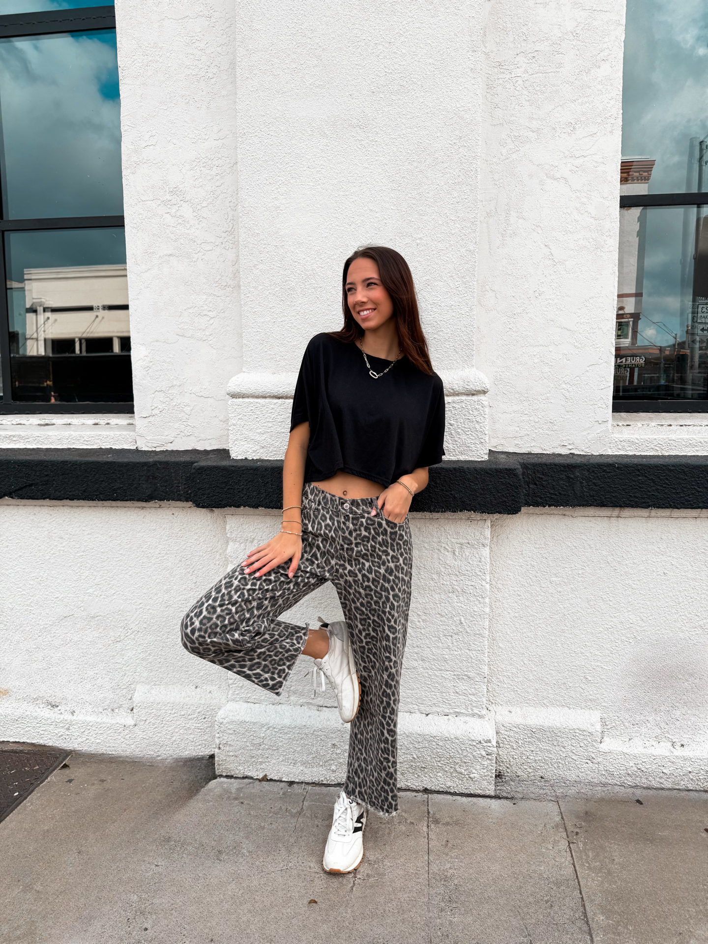 The Billie Cheetah Jeans