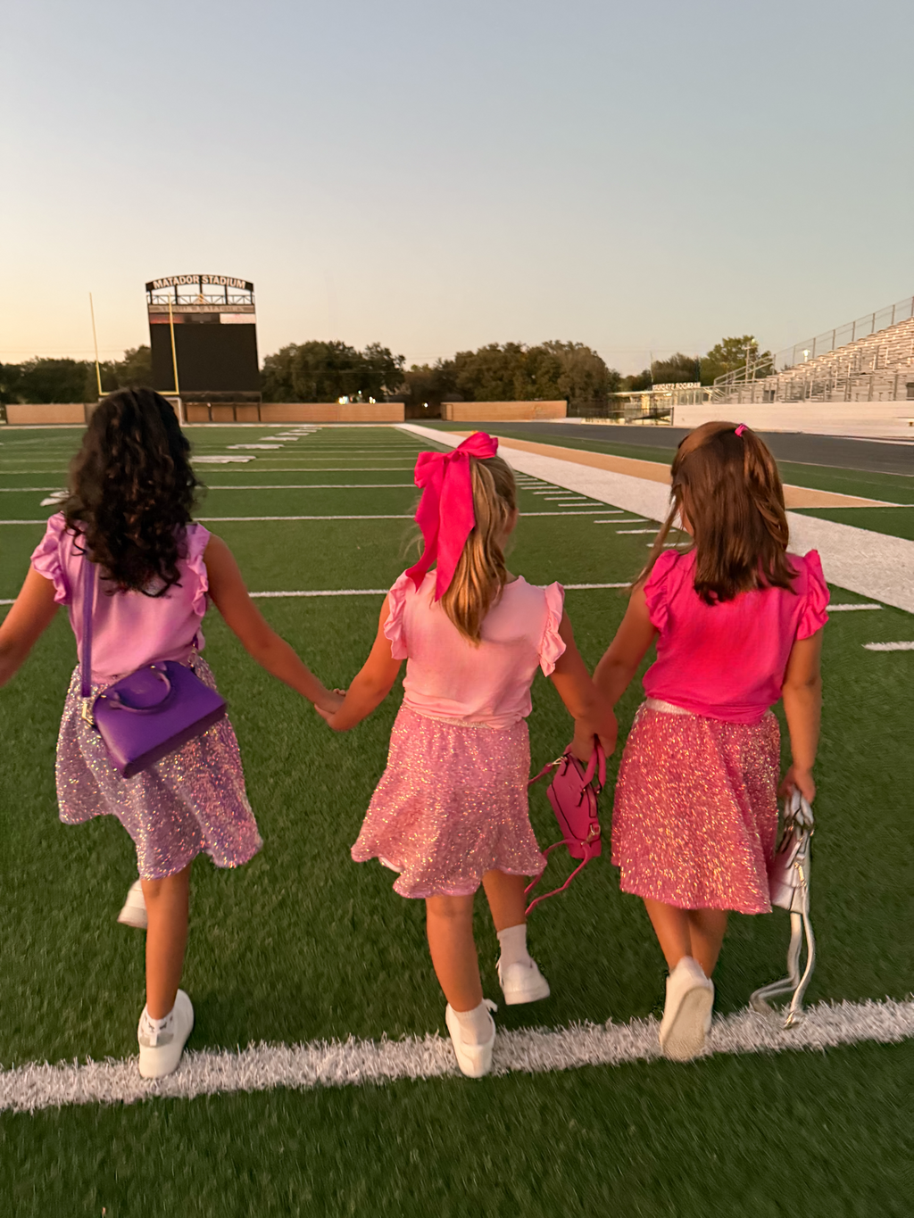 The Pretty-in-Purple Short Sleeve Ruffle Tee