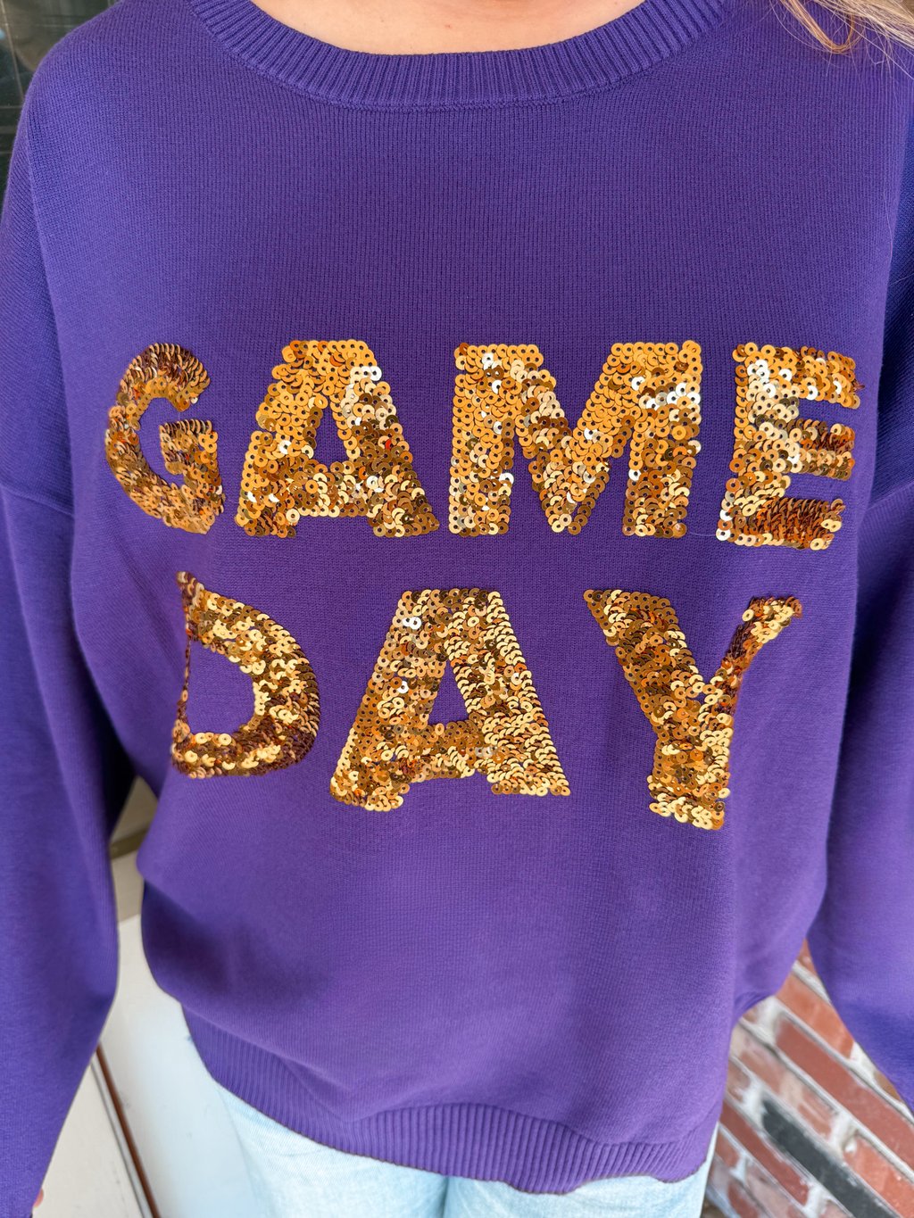 The Bonnie Purple Sweater