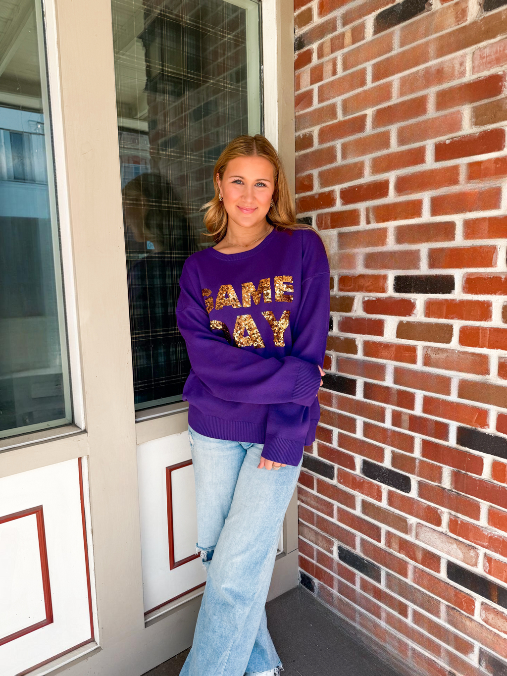 The Bonnie Purple Sweater