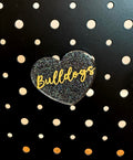 Bulldogs Heart Magnet
