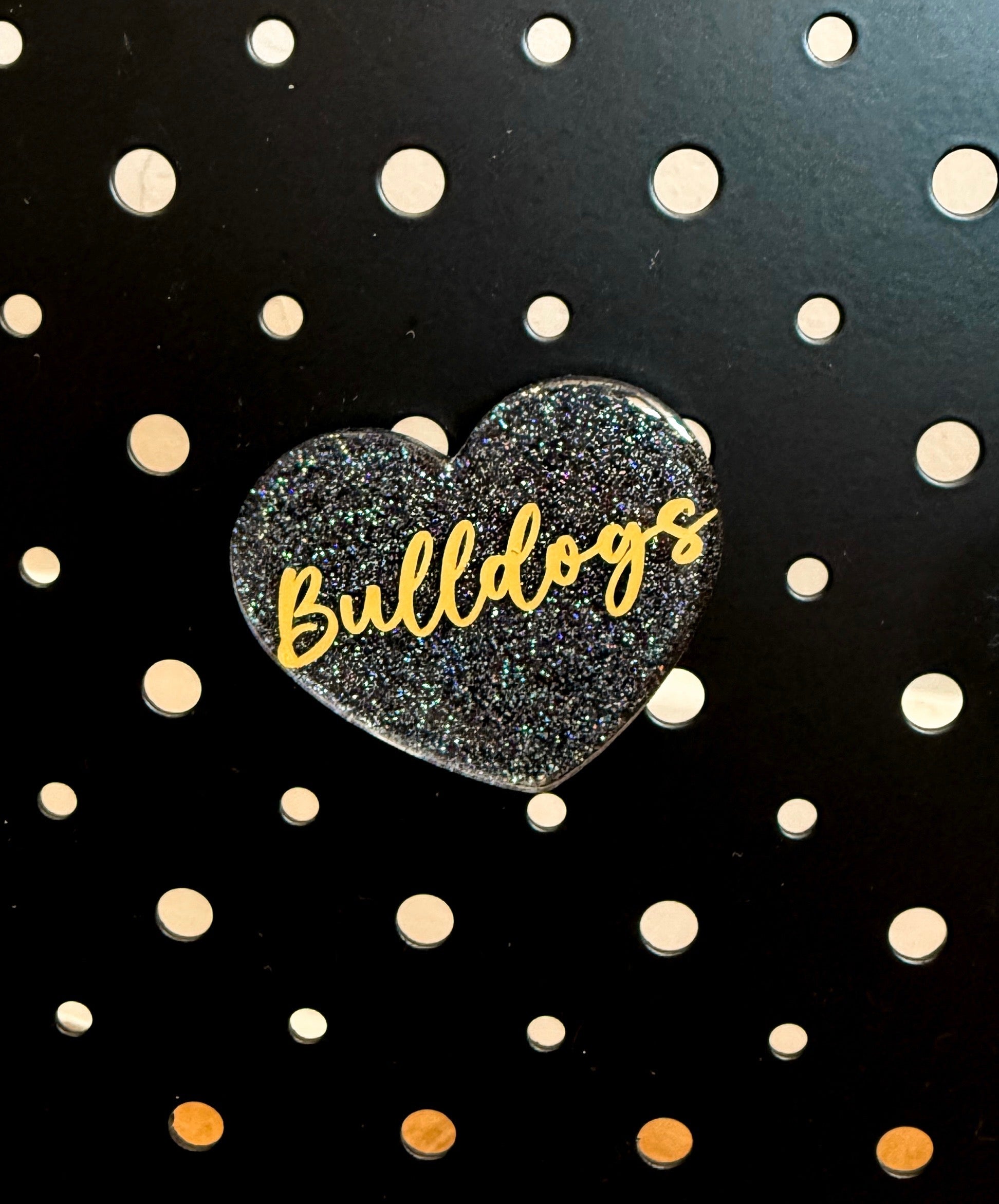 Bulldogs Heart Magnet