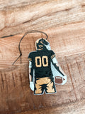 Freshie- Black and Gold Football Player