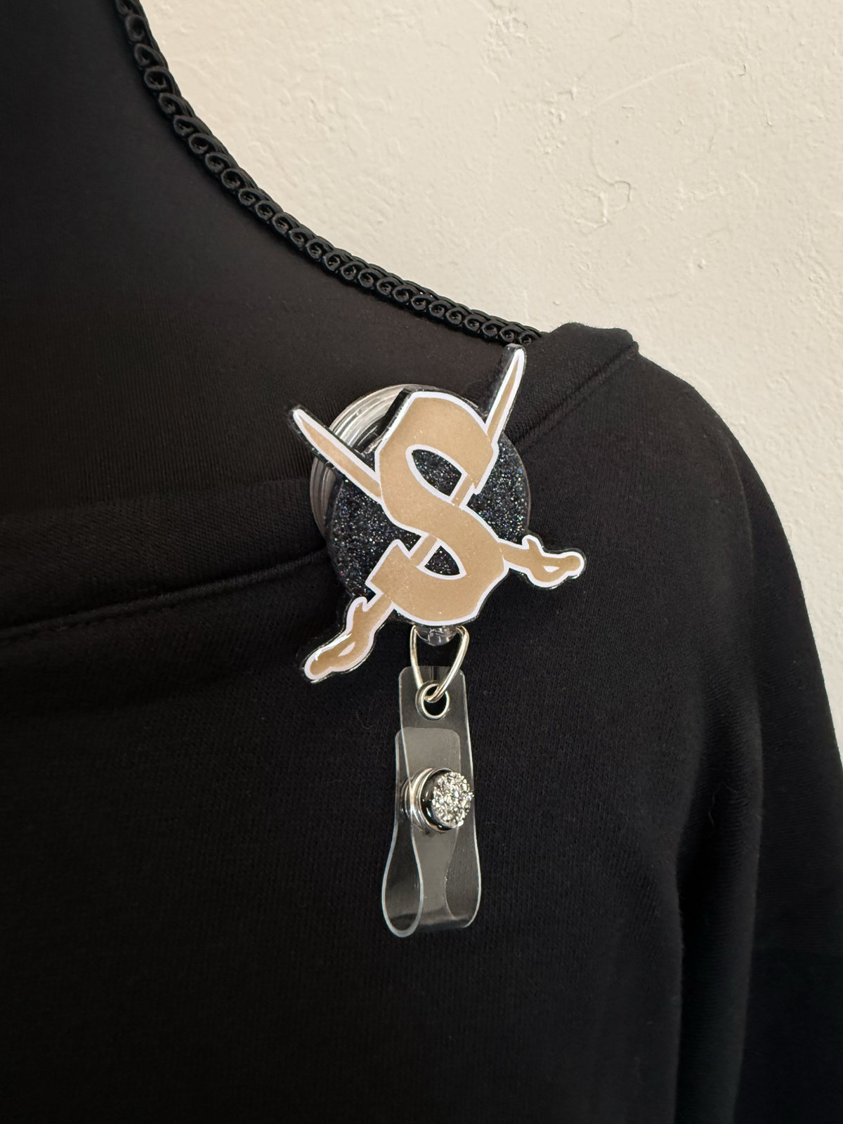 Swords Up Badge Reel