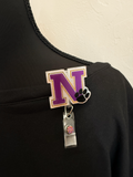 Navarro "N" w/ Paw Badge Reel
