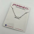 Faith Moves Mountains Necklace in Silver