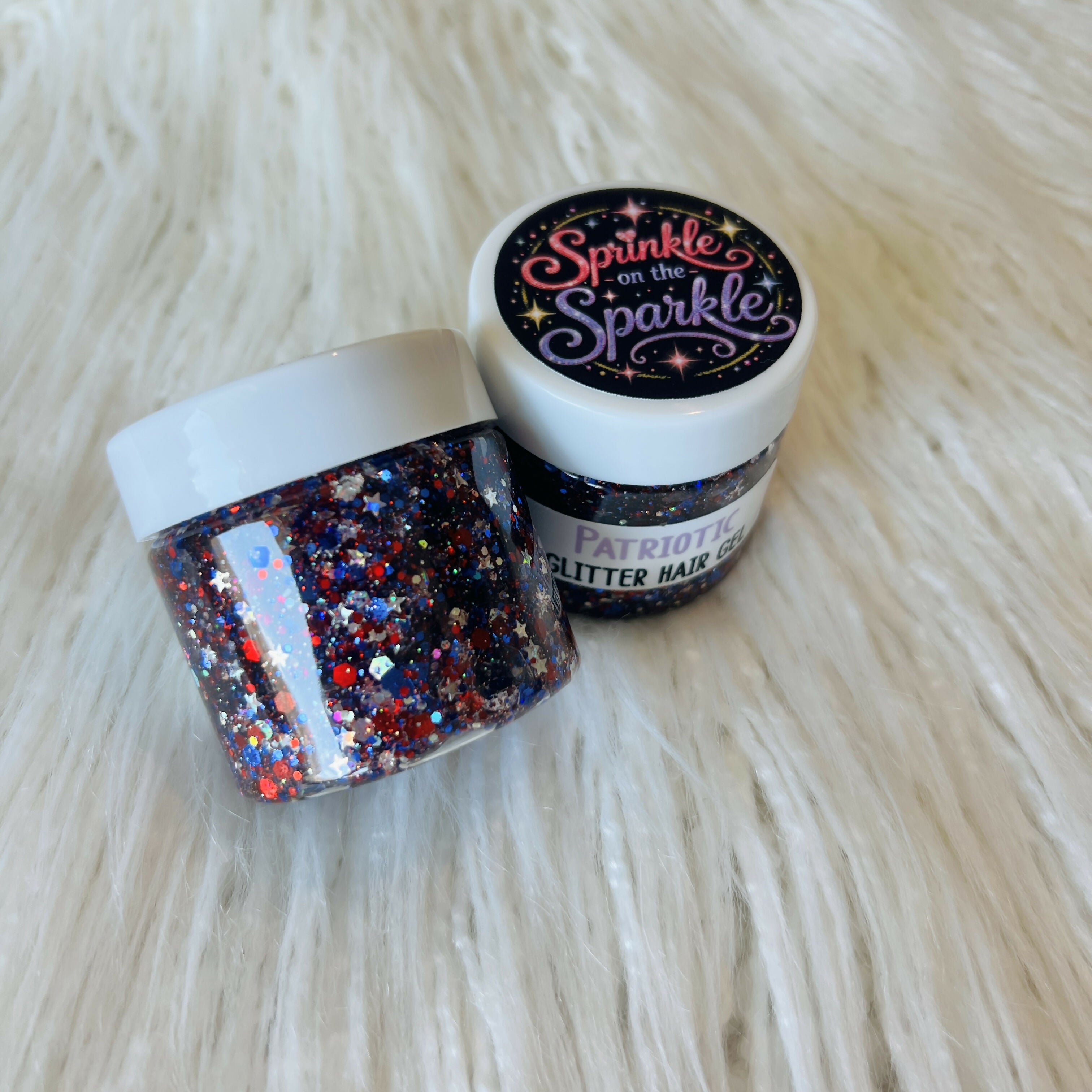 Patriotic Glitter Hair Gel
