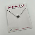 Silver Baseball/Softball Necklace