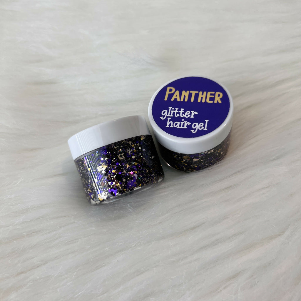 Small Panther Glitter Hair Gel