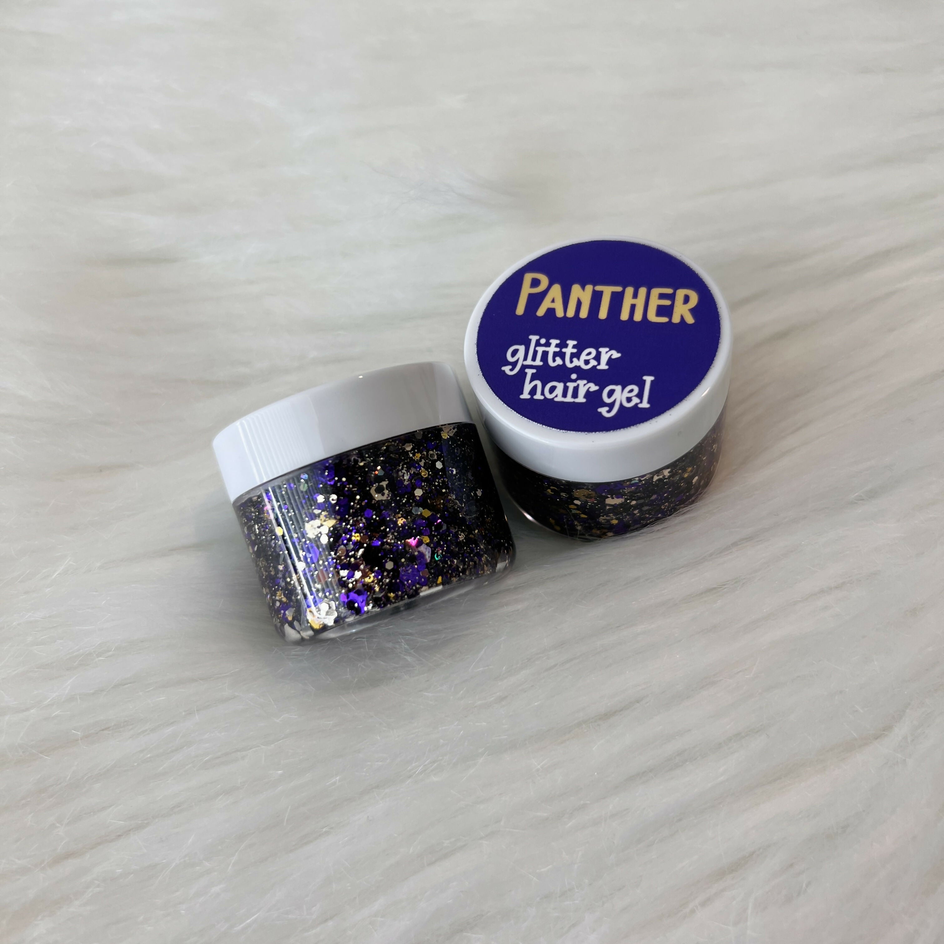 Small Panther Glitter Hair Gel