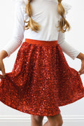 Christmas Red Skort